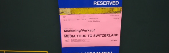 Study visits and major events are the domestic platforms Switzerland uses to communicate.