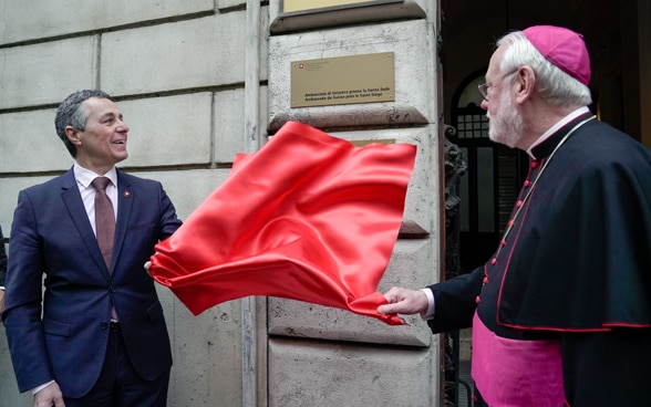 Le siège de l'ambassade près le Saint-Siège.