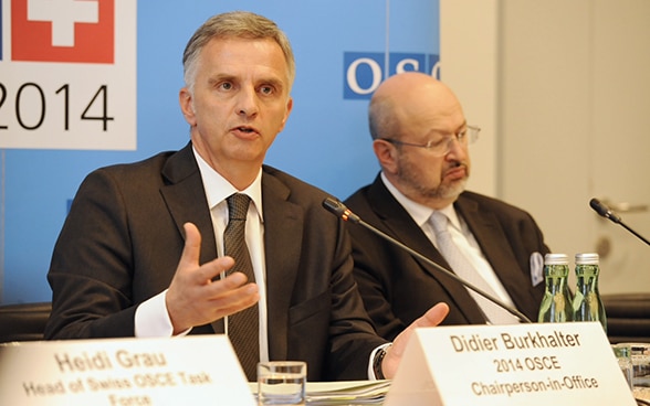 Didier Burkhalter, president of the Confederation