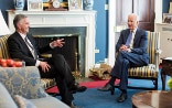 Il vicepresidentte americano Joe Biden riceve il presidente della Confederatione Didier Burkhalter alla Casa Bianca