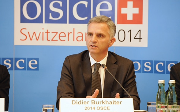 Didier Burkhalter © Keystone