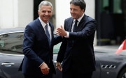 Rencontre entre le président de la Confédération Didier Burkhalter et le président du Conseil des ministres italien Matteo Renzi.