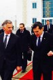 The President of the Swiss Confederation and Chairperson-in-Office of the OSCE, Didier Burkhalter, and the Turkmen Foreign Minister Rashid Meredov (20 November 2014)