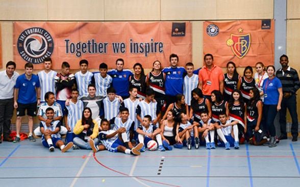 Entraînement avec le FC Bâle à Macolin (BE), 10.12.2013. 