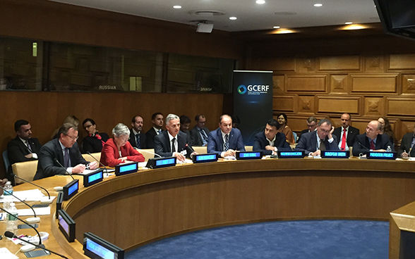 Federal Councillor Didier Burkhalter represents Switzerland during the ministerial (high-level) week in New York at various events on current topics. 