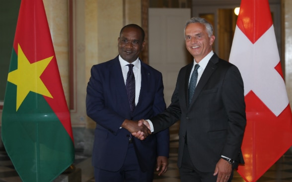 Alpha Mamadou Barry und Didier Burkhalter