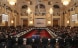 I ministri dei paesi partecipanti all’OSCE sono riuniti nella sala dell’assemblea plenaria a Vienna.