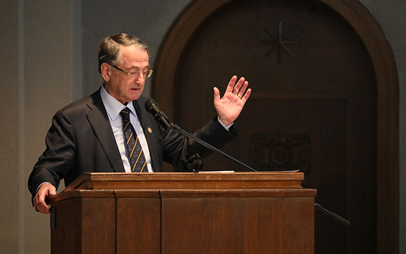 Speech by Professor Ivan Lefkovits, Holocaust survivor, on International Holocaust Remembrance Day.