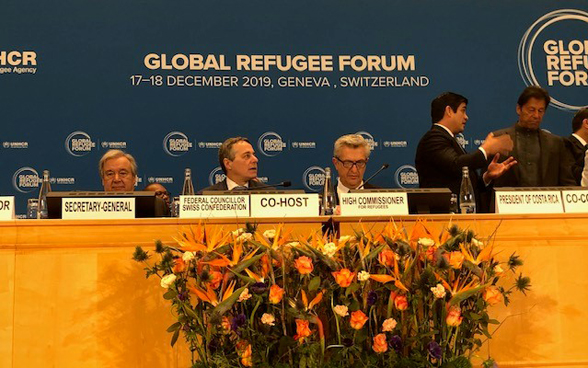 The first Global Refugee Forum opens in Geneva on 17 December 2019. 