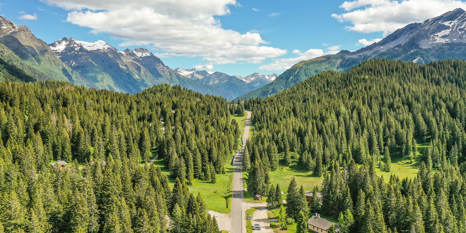 Paesaggio di San Bernardino, in Mesolcina (Grigionitaliano)