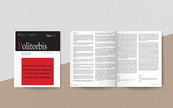 Mock-up of the current issue of POLITORBIS, November 2020.