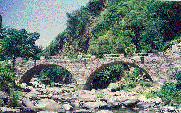 Countless Indonesian construction workers helped to build the road. 