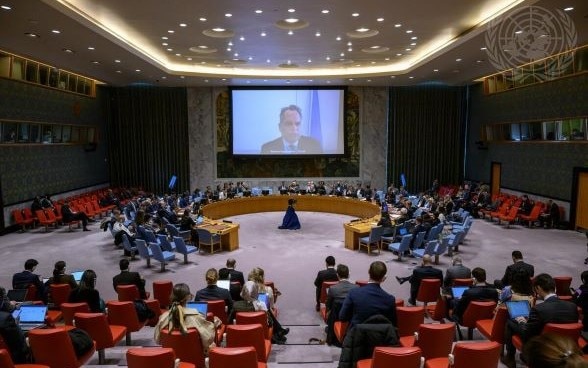 In einer Dringlichkeitssitzung hat sich der UNO-Sicherheitsrat heute mit der Situation der katastrophalen Lage der Ernährungssicherheit im Gazastreifen und Angriffen auf humanitäres Personal befasst.