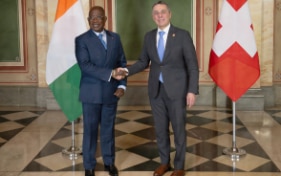 Il ministro degli esteri ivoriano ricevuto dal consigliere federale Cassis