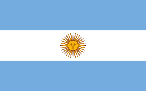 Flagge Argentinien