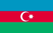 Flagge Aserbaidschan