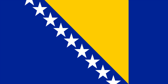 Flagge Bosnien und Herzegowina