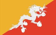 Drapeau Bhoutan
