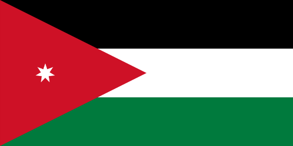 Drapeau Jordanie