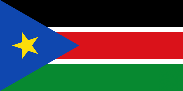 Bandiera Sudan del Sud