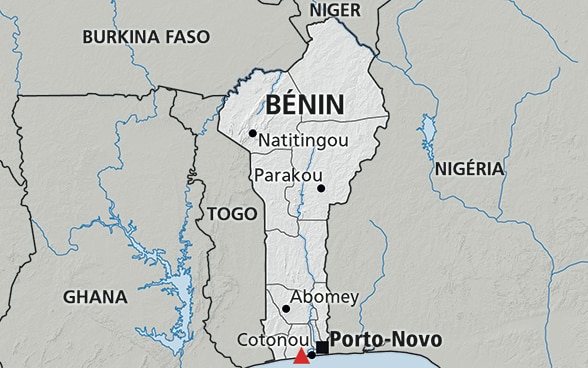 Carte du Bénin