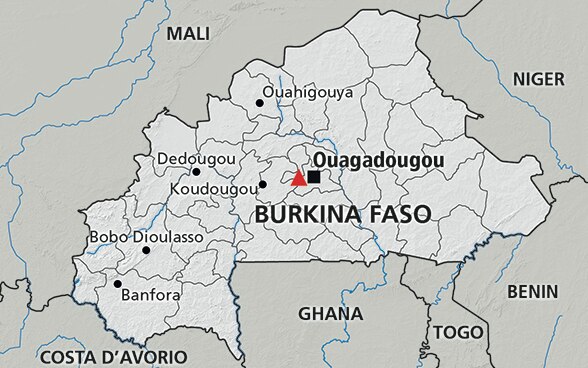 Cartina del Burkina Faso