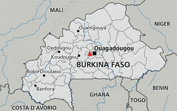 Cartina del Burkina Faso