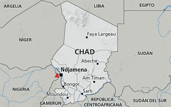 Mapa de Chad