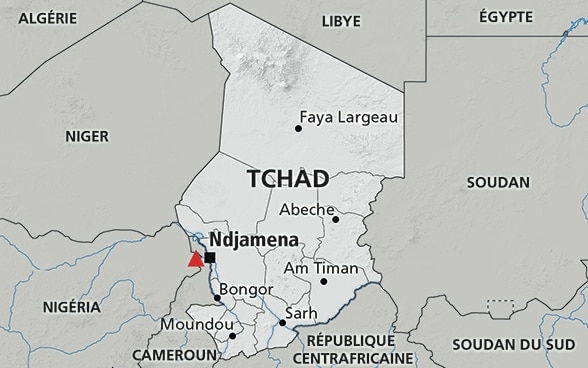 Karte von Tschad