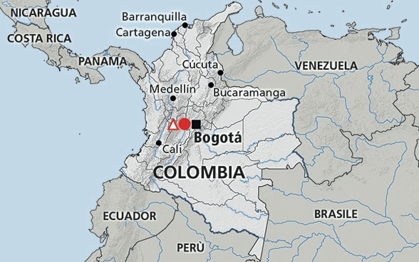 Cartina della Colombia