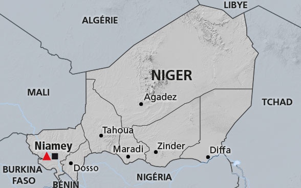 Carte du Niger