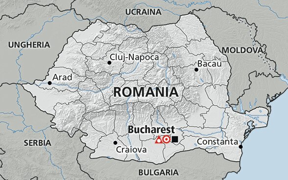 Romania Politica Cartina