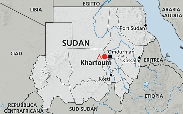 Cartina del Sudan
