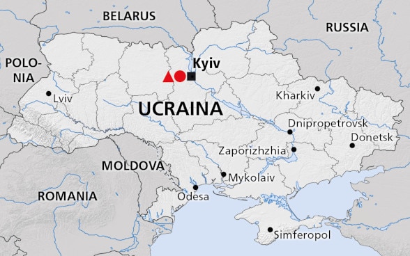 Cartina dell’Ucraina