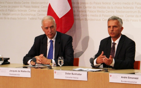 Medienkonferenz des Bundesrates vom 12. August 2015