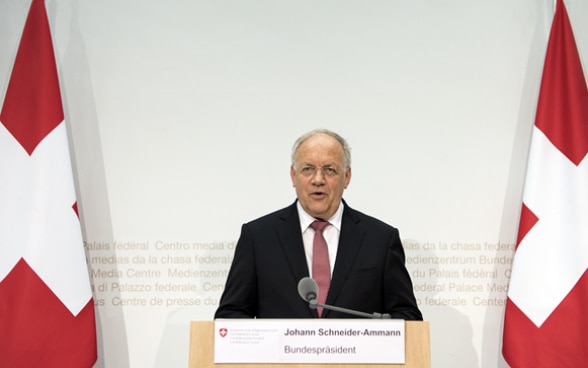President of the Confederation Schneider-Ammann