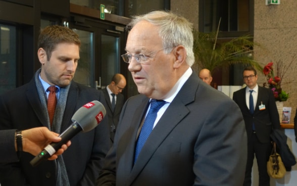 Official working visit of Federal Councillor Johann Schneider-Ammann in Brussels 