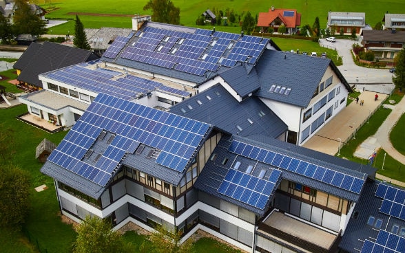 Rooftop solar panels